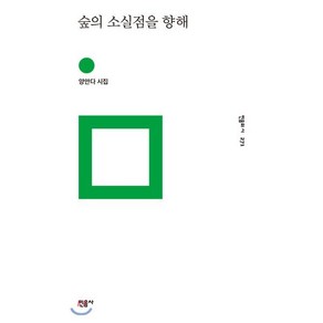 숲의 소실점을 향해:양안다 시집