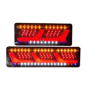 우리파파 12v 24v LED 무빙 테일램프 트럭 화물차 트레일러 후미등 브레이크등 TL-03, 03. 24v TL-03 2단 테일램프, 1개