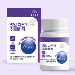 웰빙곳간 리얼 차즈기 추출물정 600mg 60정 100% 국내산 차즈기 추출분말 70% 결명자 치커리 비타민 함유 HACCP 인증, 3개