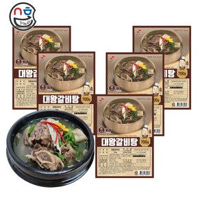 이조푸드 대왕 갈비탕 700g 뼈 4대 한끼식사 업소용 왕갈비탕 맛있는 레시피 갈비탕 식당, 5개