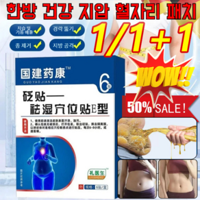 1/1+1 [즉효] 한방 건강 치습 혈자리 패치 습기제거 다이어트 패치 허브 디톡스 침술 패치