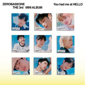 제로베이스원 ZEROBASEONE - 3rd MINI ALBUM [You had me at HELLO] (Digipack ver.) 디지팩 버전선택