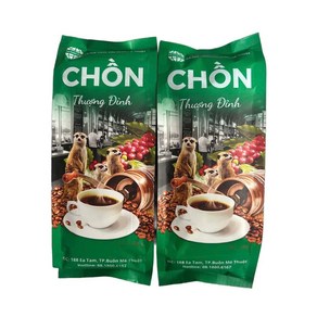 베트남 Thuong Dinh 족제비 커피 분쇄형 ca phe chon, 2개, 500g, 핸드드립