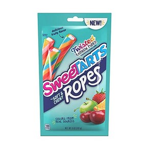 스윗타르트 SweeTARTS 트위스티드 레인보우 소프트 츄이 Ropes 5 oz 백, 1개, 141g