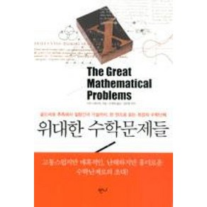 위대한 수학문제들:골드바흐 추측에서 질량간극 가설까지 한 권으로 읽는 최강의 수학난제, 반니, 이언 스튜어트 저/안재권 역