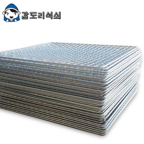 갑도리 일회용 사각석쇠 300x300mm(100개묶음), 100개