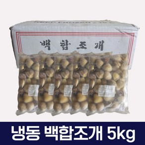 다인수산몰) 냉동 백합조개 5kg 베트남 식당 업소용, 1개