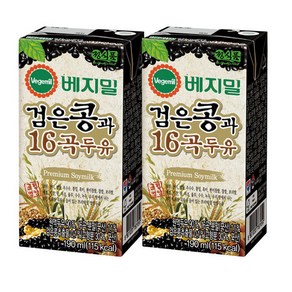 베지밀 검은콩과16곡두유 190ml x 48팩