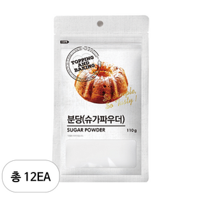 큐원 삼양사 분당 슈가파우더, 110g, 12개