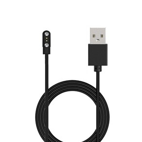 2핀 시계용 마그네틱 USB 충전 케이블 충전기 파워 브래킷 어댑터 안전성, BK-2-2.8mm 9mm, 1개
