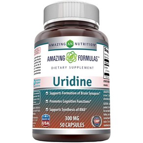 Amazing Nutition 어메이징 뉴트리션 Uidine 우리딘 300mg 50정, 1개