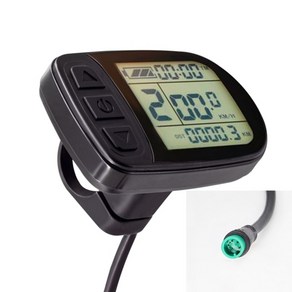 kt lcd3 display with sm o 방수 커넥터 24v 36v 48v electic bike display fo kt contolle, LCD5 방수, 1개