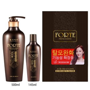 댕기머리 포르테 프레스티지 탈모완화 기능성 샴푸 500ml + 145ml, 1개