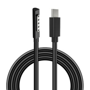 Suface Connect USB에 연결하여 Suface Po 1 2RT 노트북 용 Magnetic Chaging Cable, 한개옵션0, 1개