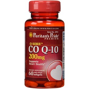 Puitan's Pide Q 소르브 Coq-10 200 Mg 1병 60 소프트젤, 60정, 1개