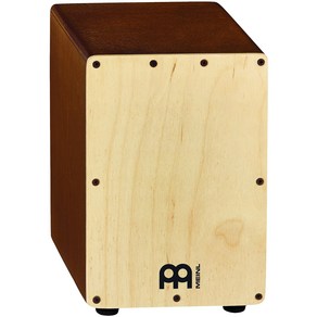 Meinl Pecussion Mini Cajon Box Dum with Intenal Meinl Pecussion 미니 카혼 박스 드럼 내부 스네어 포함 - 유럽산 - 발, Natual, 1개