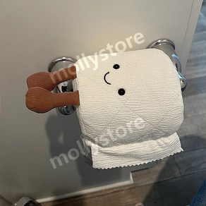 화장지 롤 휴지 인형 토일레 티슈 인형, 15cm, 1개