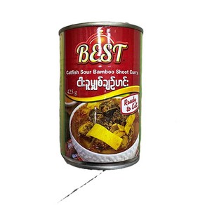 미얀마 베스트 캣피쉬 사우어 뱀부 슈트 커리 / Myanma Best Catfish Sou Bamboo shoot Cuy, 1개, 425g