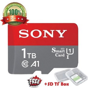 소니 울트라 마이크로 SD 512GB 카드 SD/TF 플래시 메모리 카메라용 32 64 128 GB, 1TB, 1개