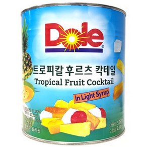 Dole 트로피칼 후르츠 칵테일, 3kg, 4개