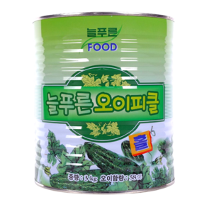 늘푸른 오이피클 홀 캔 3kg, 4개