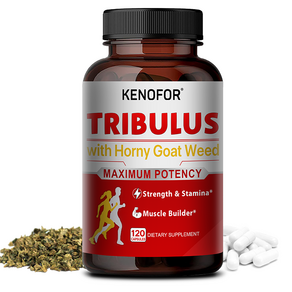 TRIBULUS-9170MG - Tibulus Teestis 및 마카 뿌리 함유 - 근력 지구력 힘 및 근육 생성 및 테스토스테론 건강을 지원합니다., 120캡슐, 1개, 120정