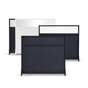 듀크 철재파티션 II, 망입패턴유리[모던화이트]_G2 1200-1200 H