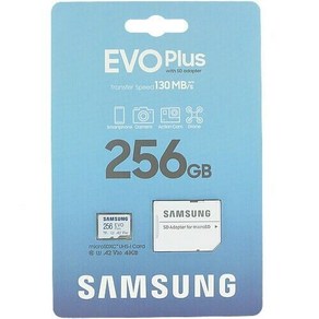 삼성 SAMSUNG [세금포함] [정품] EVO 플러스 256GB 512G 마이크로SD U3 A2 V30 130MB/s 메모리카드 - Newest 모델 2200786 3350375