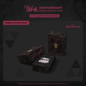 [특전 지관통 포스터] 블루 아카이브 3주년 기념 OST [KIT 앨범 패키지] / 포토카드4종+포토카드키링+미니캘린더13종+아크릴디오라마+스페셜아이템쿠폰+타이틀&크레딧카드 ~