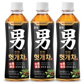 광동제약 헛개차, 20개, 340ml