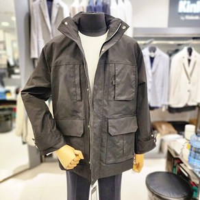 킨록바이 S/S 블랙컬러 숏야상점퍼 XDU02BK