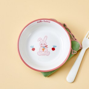 모던하우스 동물친구들 토끼 도자기 앞접시 14.5CM KI0424011, 1개