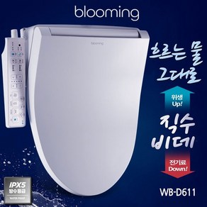 24년형 블루밍 필터가 필요없는 맞춤형 스마트케어 직수 방수비데 WB-D611PLUS, 2. WB-D613 PLUS (건조O)