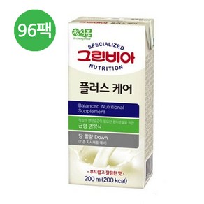 정식품 그린비아 플러스케어 200ml X 96팩 (4박스), 96개