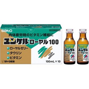 서플리먼트 ユンケル 윤켈 로얄 100 100ML×10개【지정 】 자양 강장 육체 피로 B002DE6N02, 100ML X 3, One Colo, 10개