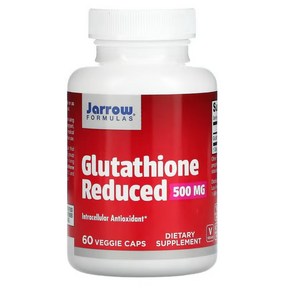 Jarrow Formulas Reduced Glutathione 자로우 글루타치온 리듀스드 500mg 베지60정