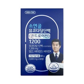 그린스토어 소연골 콘드로이친 뮤코다당단백 1200 약국정품, 1개, 60정