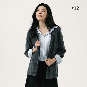 [런칭가79 900원] M12 24FW 울캐시미어 블렌디드 니트자켓