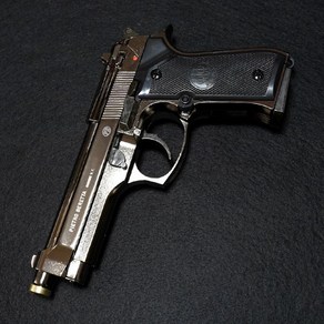 l 건스토리 l 아크로모형 베레타 M92 FS 크롬 메탈슬라이드 에어코킹건 ( M92FS ) BERETTA 건스토리