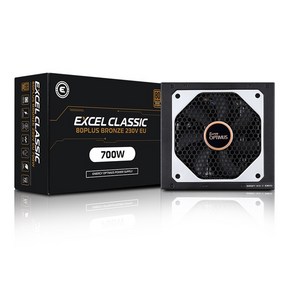 [에너지옵티머스] EXCEL CLASSIC 700W 80PLUS BRONZE 230V EU (ATX/700W), 1개, 선택하세요