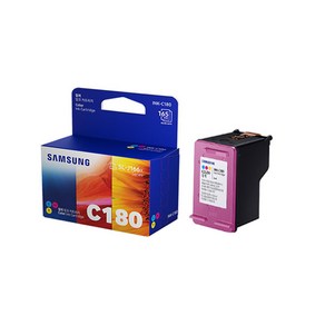 JS 삼성정품 M180 C180 /SL-J1660 잉크 SL-J1663 SL-J1665 SL-J1770FW, 1개, C180 칼라정품잉크