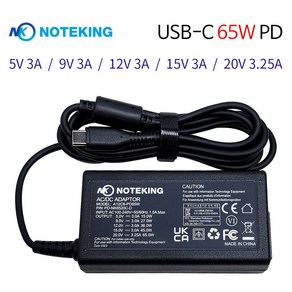 삼성 갤럭시북 NT750XDA NT755XDA NT750XDZ NT930XDB 노트북 USB-C 65W PD 접지형 충전기 어댑터 케이블, 1개