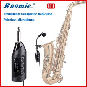 Baomic TR-15 악기 색소폰 전용 무선 마이크 리버브 6 조정 EQ 평형 조절, 01 TR-15, 01 TR-15