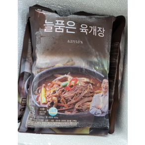[본사정품] 늘품은 육개장 600g 9P 묶음 김하진이 추천한 탕 늘품은육개장 김하진육개장, 1세트, 5.4kg