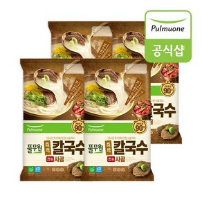 풀무원 즉석 사골 칼국수 384g x 4봉, 4개