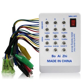 1PC 24V / 36V / 48V / 60V / 72V 전기 자동차 전자 자전거 스쿠터 브러시리스 모터 컨트롤러 테스터 전자 모듈 고성능, 하나, 하얀색, 1개