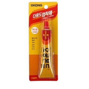 K마켓 오공본드 601T 60ml 노란본드 다용도 강력접착제, 3개