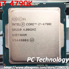 코어 i7 4790K CPU 4.0GHz 쿼드 8MB i7-4790K 데스크탑 LG호환A 1150 프로세서 좋은 외관