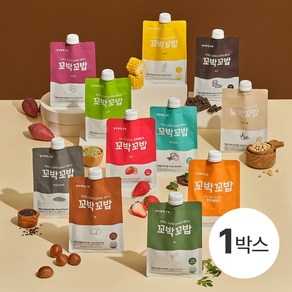 꼬박꼬밥 식사대용 단백질 다이어트 쉐이크 40g 7개입 10종 1박스, 딸기 1박스, 1개