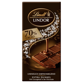 Lindt 린트 린도르 다크 초콜릿 70% 카카오 엑스트라, 1개, 100g